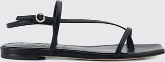 Aeyde Sandali slingback in pelle liscia con tacco basso e punta squadrata