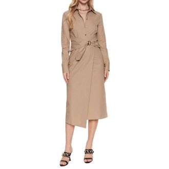 Patrizia Pepe Shirt Dress - female - Patrizia Pepe - Midi Dresses - Beige - S - Dresses