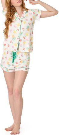 PJ Salvage Viva La Vida Short Pajamas in Ivory at Nordstrom, Size X-Small