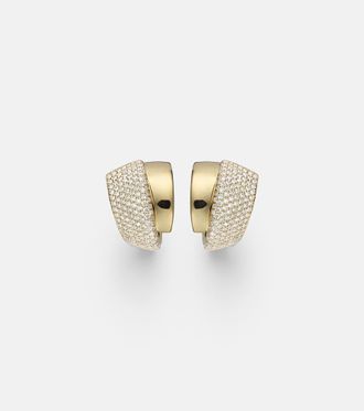 Engelbert Divino 18kt gold earrings with diamonds