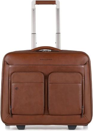 Piquadro Cabin Bags, unisex, Brown, Size: ONE SIZE Trolley Briefcase