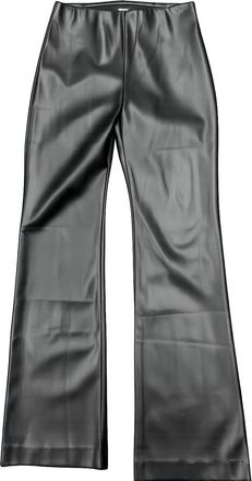 Karen Kane Womens Faux Leather Pant In Black