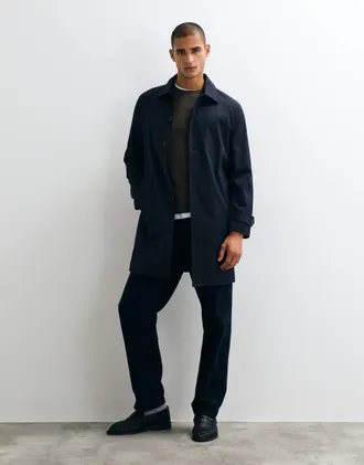 Mango Trench blu navy