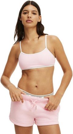 Cotton On Womens Active Ultra Soft Double Strap Back Crop in Cherry Dream White at Nordstrom, Size Xx-Small