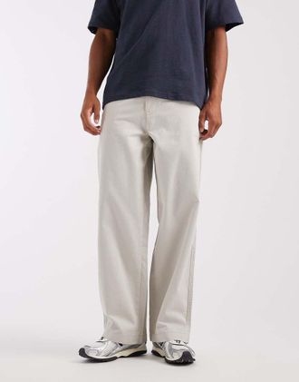 Levi's XX - Chino ampi color pietra chiaro-Neutro