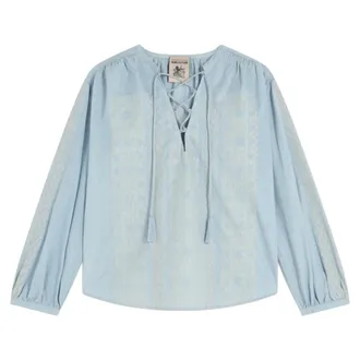 Semicouture Dames, Blouses & Shirts, Blauw, Maat: M