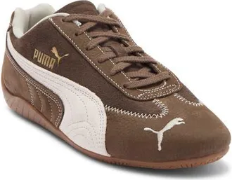 Puma Speedcat OG Sneaker in Chocolate/Jasmine Flower at Nordstrom, Size 10.5