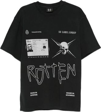 44 Label Group T-shirt con grafica - Nero