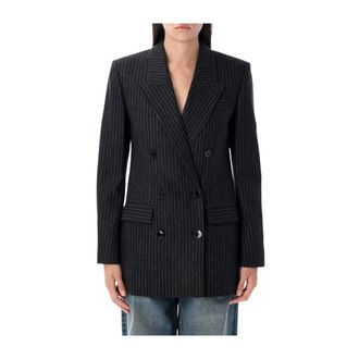 Isabel Marant Isabel Marant, Blazers, female, Gray, Size: XS Grey Stylish Jackets for Women