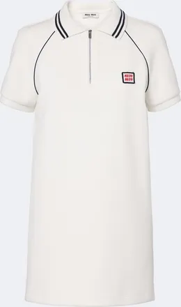 Miu Miu Cotton piqu&eacute; polo dress