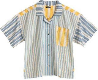 Echo Cassis Camp Shirt in Chambray at Nordstrom, Size X-Large