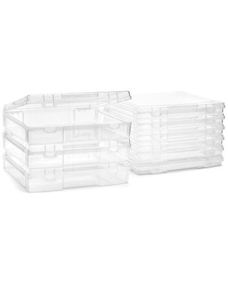 Sorbus 9Pc Thin & Thick File Storage Case Set