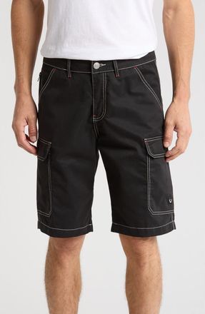 True Religion Cargo Shorts in Jet Black at Nordstrom Rack, Size 40
