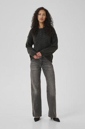 MY ESSENTIAL WARDROBE Pullover PalomaMW Box fit dark grey