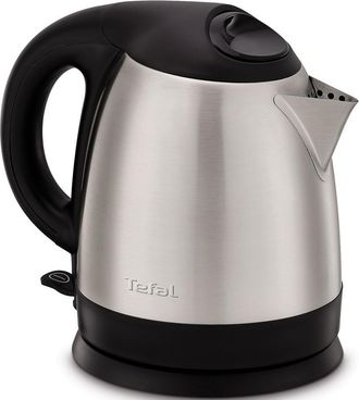 T-fal Hervidor Inal&aacute;mbrico Compacto 1.2l 1800w Acero Inoxidable/negro - Ki431d10 Tefal