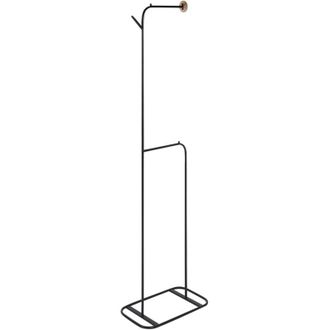 Beliani Beliani - Perchero De Pie Moderno De Hierro Negro Eureka