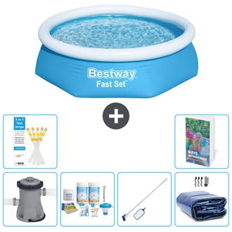 Bestway Piscina Bestway Fast Set Redonda - 244x61 Cm - 7-piezas S267