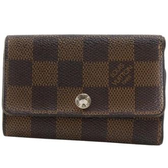 Louis Vuitton Pre-owned Wallets, unisex, Brown, Size: ONE SIZE Pre-owned Canvas Key Holder
