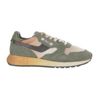 Autry Reelwind Lage Sneakers - Heren - Sneakers - Groen - 42 EU - Leer - Schoenen