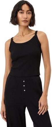 Pact Dream Rib Cami in Black at Nordstrom, Size Xx-Large