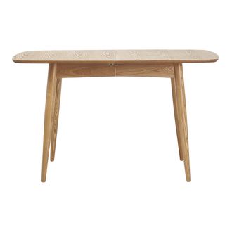 Miliboo Mesa De Comedor Extensible En Fresno Natural L130-160 Nordeco