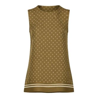 Max Mara Blouses, female, Green, Size: L Sleeveless Top
