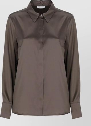 PESERICO silk long-sleeve shirt