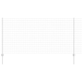 Berkfield Home Euro Fence with 10 U Posts Silver 1, 2x10 m Steel