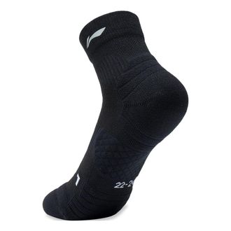 Li-Ning Running Logo Mid Cut Socks Black AWST009-1