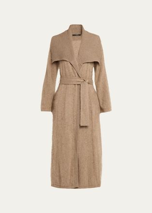 Toccin Edina Cashmere Shawl-Collar Duster