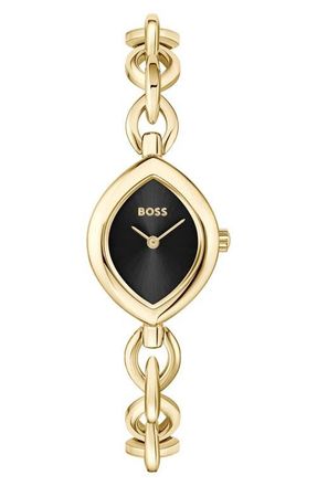 BOSS Fiora Contoured Black Bracelet Watch, 29mm x 22.4mm at Nordstrom