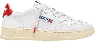 Autry Medalist Low - Dames - Sneakers - Wit - 35 EU - Leer - Schoenen