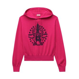 Kenzo Felpa con scritte - - Sweatshirts & Hoodies - Donna - Rosa - L