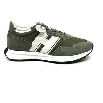 Hogan H601 Sneakers - Heren - Sneakers - Groen - 40 1/2 EU - Su&egrave;de - Schoenen