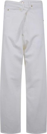 Darkpark Straight Jeans - Dames - Regular Fit Jeans - Wit - W25 - Jeans