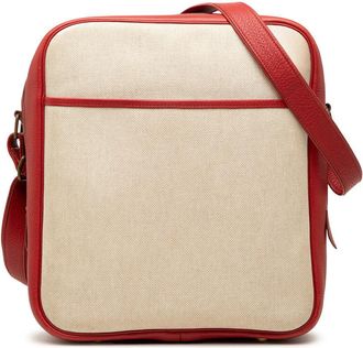 Herm&egrave;s Pre-owned Hermes Toile and Clemence Victoria Messenger Bag Ladies K964L0M7FDDUREUW