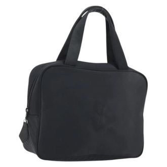 Saint Laurent Pre-owned Vintage Nylon Hand Bag - Dames - Vintage Handtas - Zwart - ONE Size - Nylon - Vintage