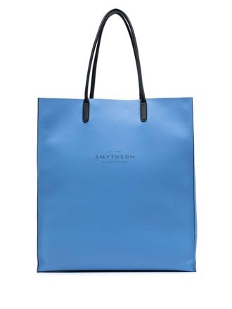 Smythson Kingly draagtas - Blauw