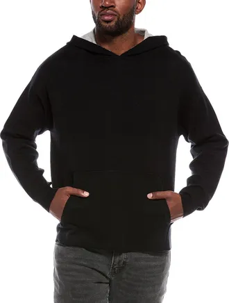 ATM Anthony Thomas Melillo Plaited Oversized Cashmere Hoodie
