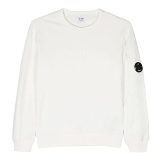 C.P. Company C.P. Company, Kids Sweatshirts, male, White, 6 Y, White Boy Sweatshirt Certified Product