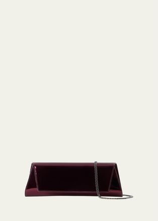 Akris Anouk Mirrored Leather Small Clutch Bag