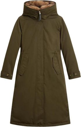 Woolrich Parka - Dames - Parka Jassen - Groen - S - Jassen