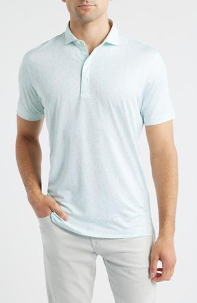Johnnie-O Prawn Performance Jersey Polo in Cilantro at Nordstrom, Size Xx-Large