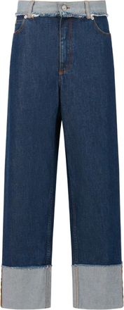 Marni Jeans con risvolto - Blu
