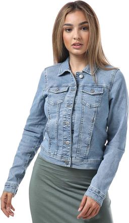 Only Dames/Dames Wonder Denim Jas (Lichtblauw)