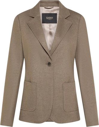 Seventy Giacca monopetto in flanella - Dames - Blazers - Grijs - S - Jassen