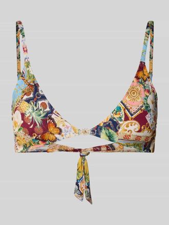 Watercult Bikini-Oberteil mit r&uuml;ckseitiger Schn&uuml;rung in Beige, Gr&ouml;&szlig;e 36