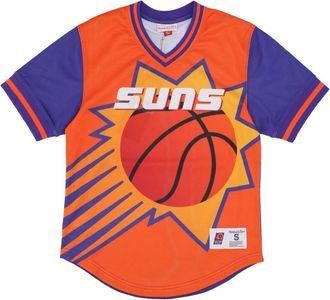 Mitchell & Ness Phoenix Suns Mesh V-neck Jersey - Heren - Fitness - Veelkleurig - S - Polyester - Fitness