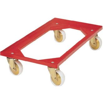 OEM Caja De Rodillos Trgf.250kg Neum&aacute;ticos De Pol&iacute;mero L605xw405mm Abs-ku.red