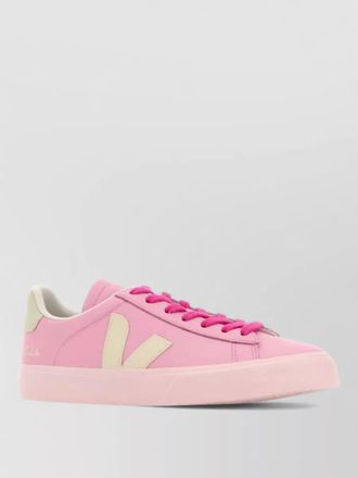 Veja leather campo sneakers low top rubber sole